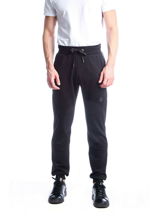 Paco & Co Men's Sweatpants with Rubber Black