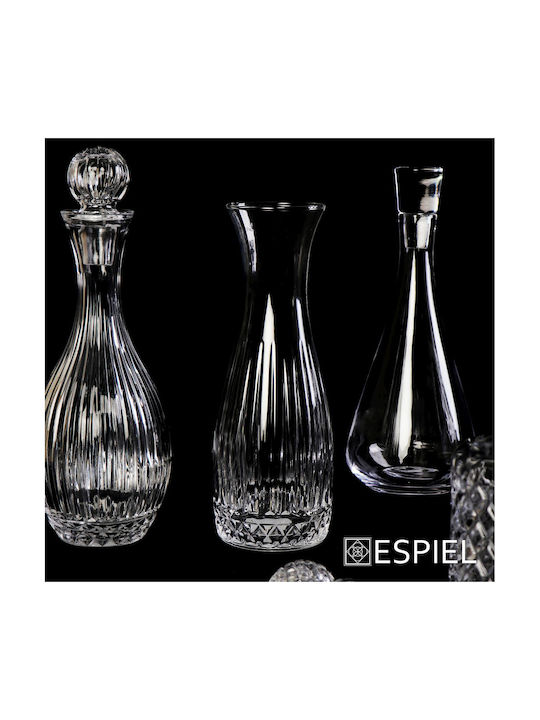 Espiel Glass Wine Decanter 36cm with Stopper 1300ml 2pcs