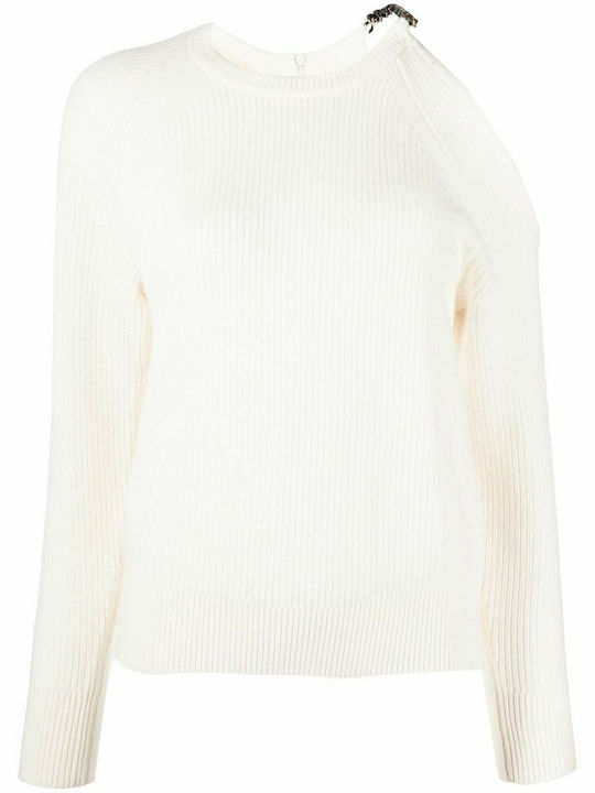Women's Long Sleeve Sweater White