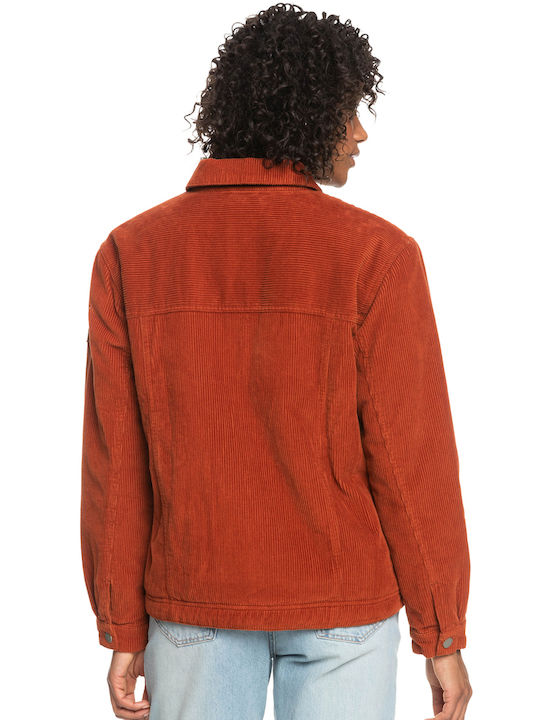 Roxy Women's Short Lifestyle Jacket for Winter Baked Clay