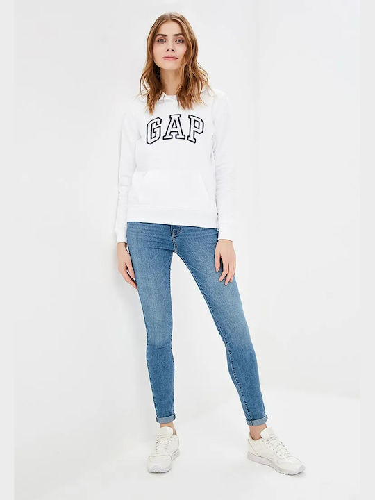 GAP Women's Hooded Sweatshirt White