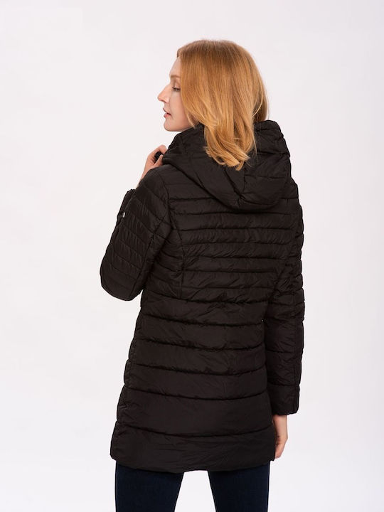 Volcano J-MINT Women's winter coat with bamboo filling - Black