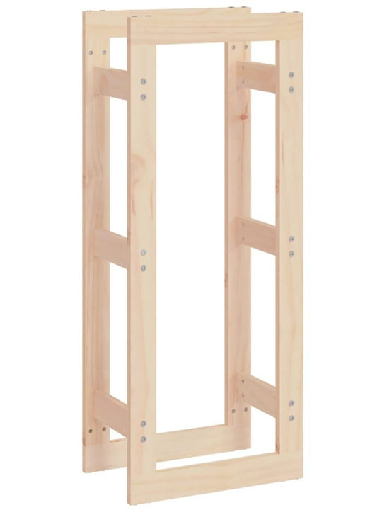 vidaXL Ξύλινο Ράφι Αποθήκευσης Ξύλων 41x25x100cm Μπεζ vidaXL Ξύλινο Ράφι Αποθήκευσης Ξύλων 41x25x100cm Μπεζ