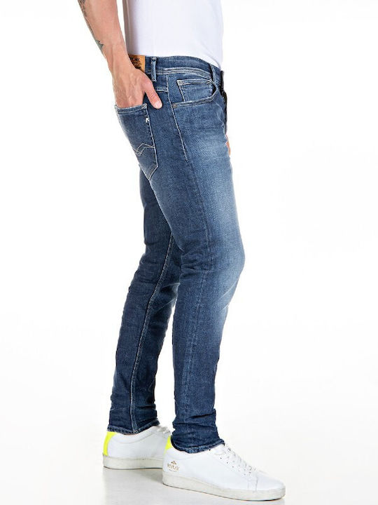 Replay Men's Jeans Pants in Slim Fit Blue