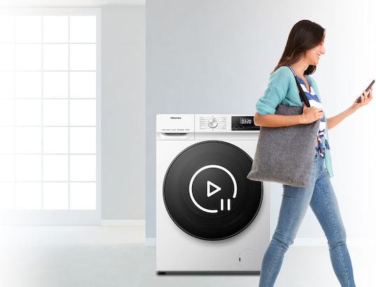 Hisense Πλυντήριο-Στεγνωτήριο Ρούχων 10kg/6kg Ατμού 1400 Στροφές