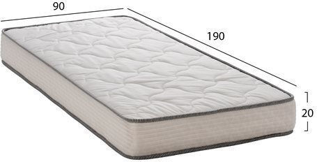 HomeMarkt Dreamtopia Relief Единичен Ортопедичен Матрак Двустранен 90x190x17см