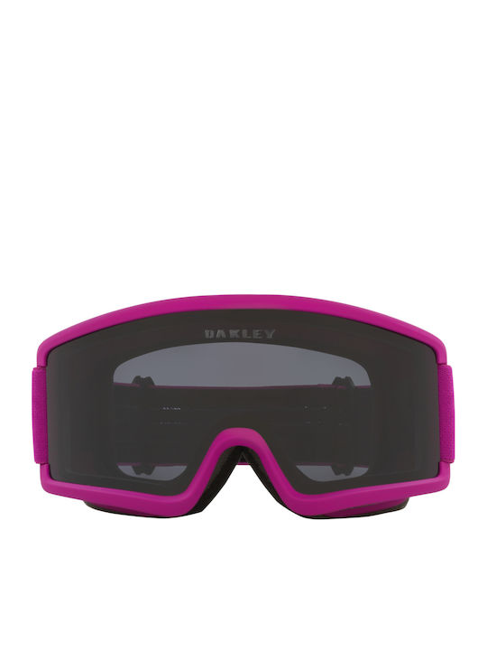 Oakley Target Line S Μάσκα Σκι & Snowboard Ενηλίκων Μωβ με Φακό Φιμέ σε Μωβ Χρώμα