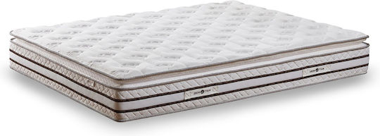 Matt & More Quattro Διπλό Ορθοπεδικό Στρώμα 150x190cm με Ελατήρια & Ανώστρωμα