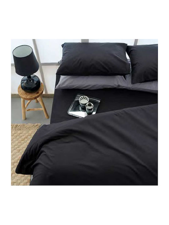 Palamaiki Sheet Super-Double 240x260cm. Etoile Jet Black