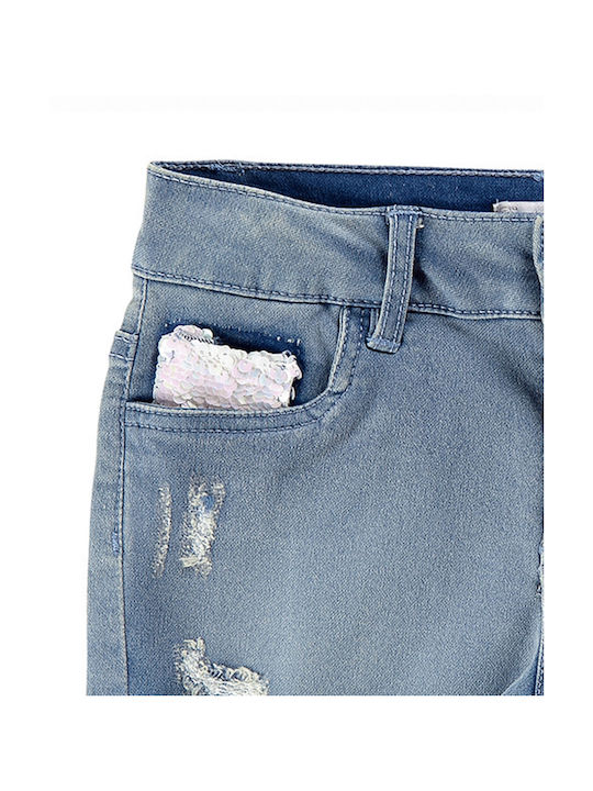 Funky Kinder Shorts/Bermudas Denim Blau