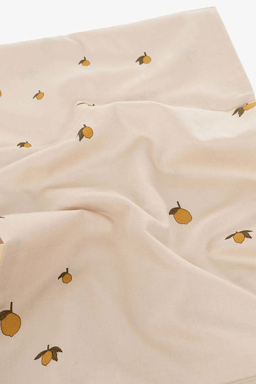 Konges Slojd Baby Duvet Cover Set With Pillowcase Lemon Yellow 70x100cm