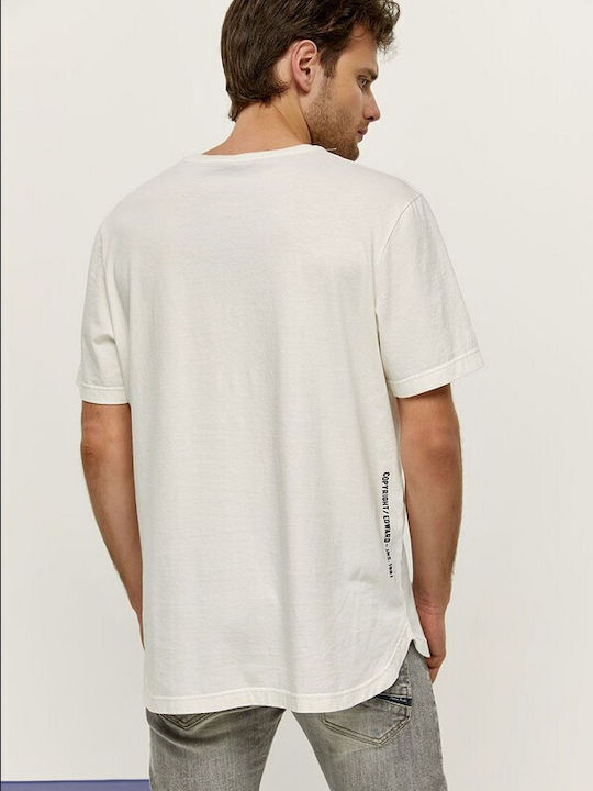 Edward Jeans Men's Short Sleeve T-shirt White