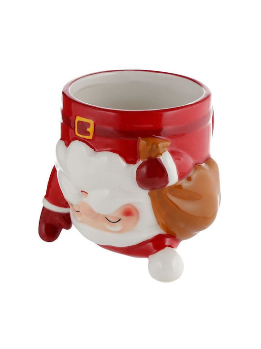 Puckator Weihnachts-Becher Keramik Rot Weihnachts- Becher Keramik Rot Höhe 11cm. 1Stück