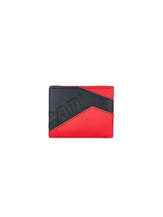 Ducati Modena Men's Leather Wallet Red