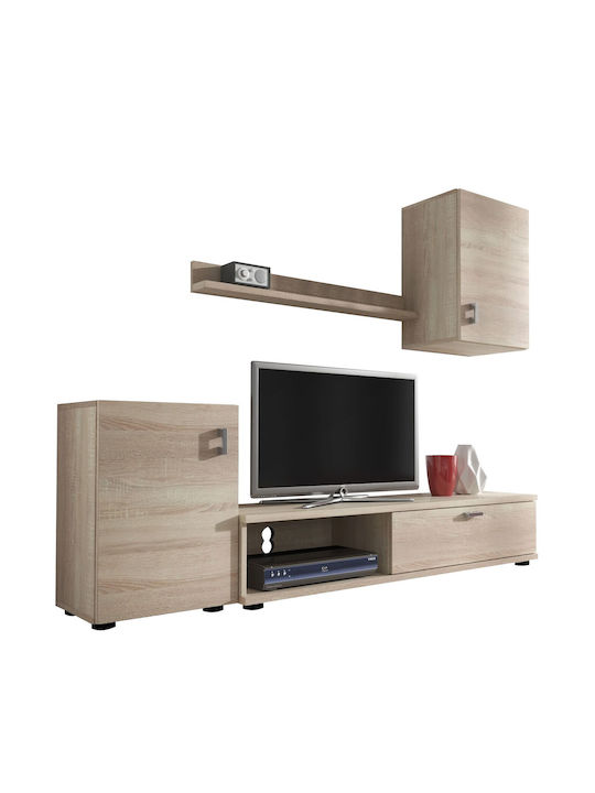 Lia Living Room TV Unit Natural L170xW36xH36cm