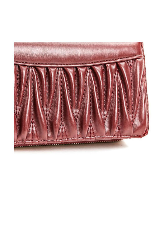 Verde Large Women's Wallet Burgundy