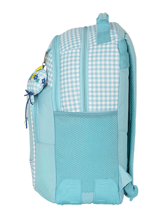 Blackfit8 Fly With Me Schulranzen Rucksack Grundschule Hellblau mit Flaschenhalter 15Liter