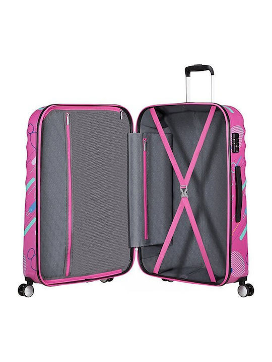 American Tourister Minnie Future Pop Kinder Große Hart Koffer Rosa mit 4 Räder Höhe 77cm