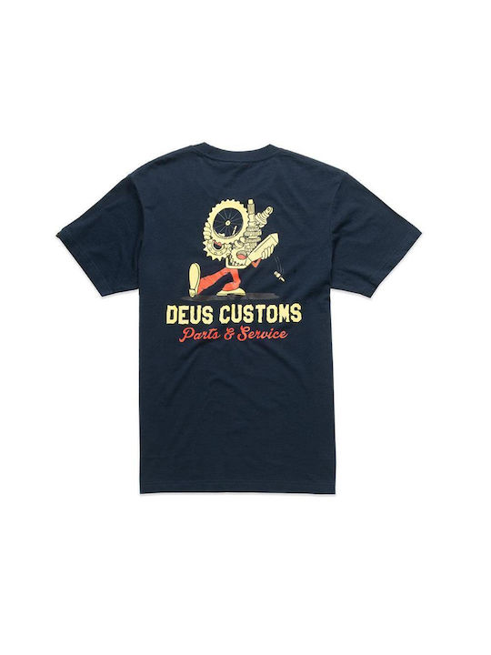 TRICOU BUSH MECHANICS TEE MIDNIGHT BLUE | DEUS EX MACHINA