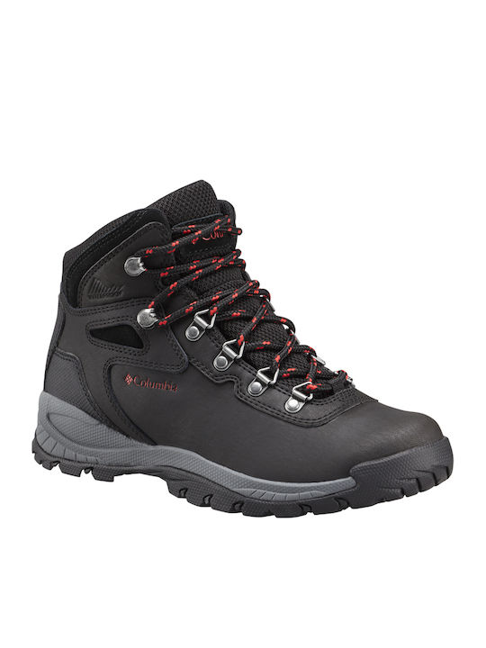 Columbia Newton Ridge Plus Ανδρικά Ορειβατικά Μποτάκια Αδιάβροχα Black / Poppy Red