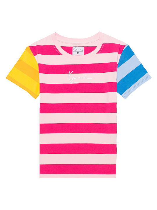Γυναικείο T-shirt Ριγέ Πολύχρωμο