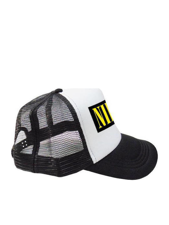Jockey mit Netz Schwarz