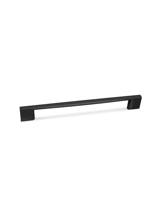 Conset Zamak Furniture Handle C1181 Μαύρο Ματ 156mm (Hole Centers 128mm)