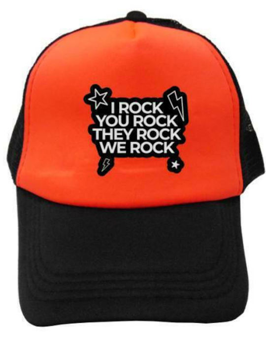 Jockey mit Netz Orange