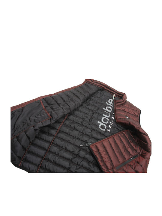 Ärmellos Jacke Puffer Wine Red