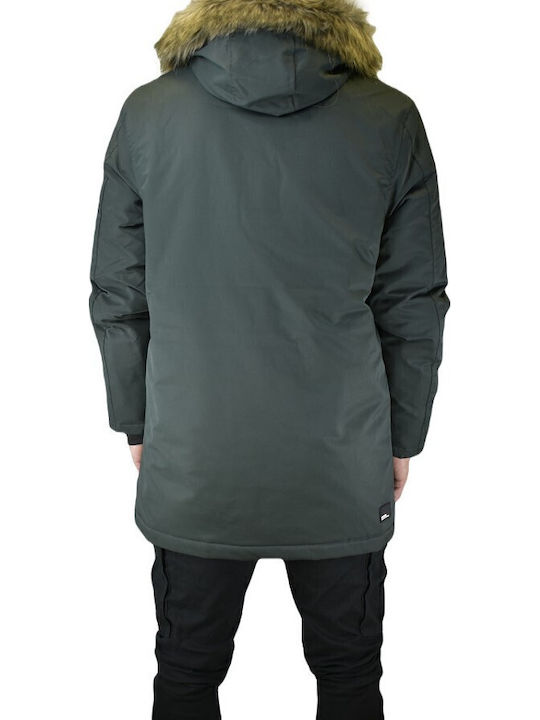 A Winter Jacket Parka Forest Green