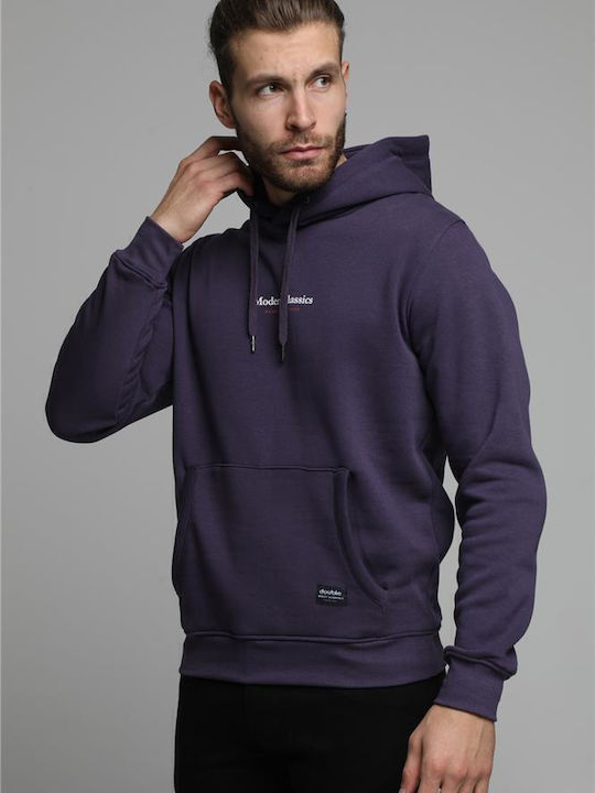 Sweatshirt mit Kapuze Lila