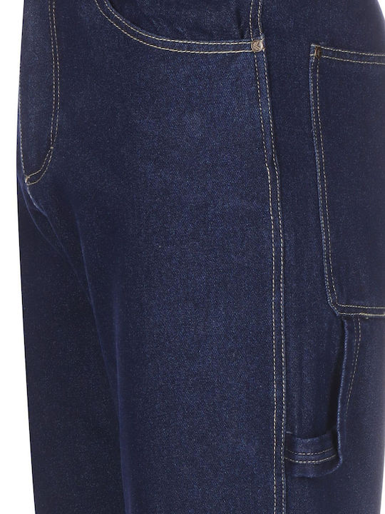 Pantalon De Blugi Pentru Bărbați Lejer Fit Albastru Marin