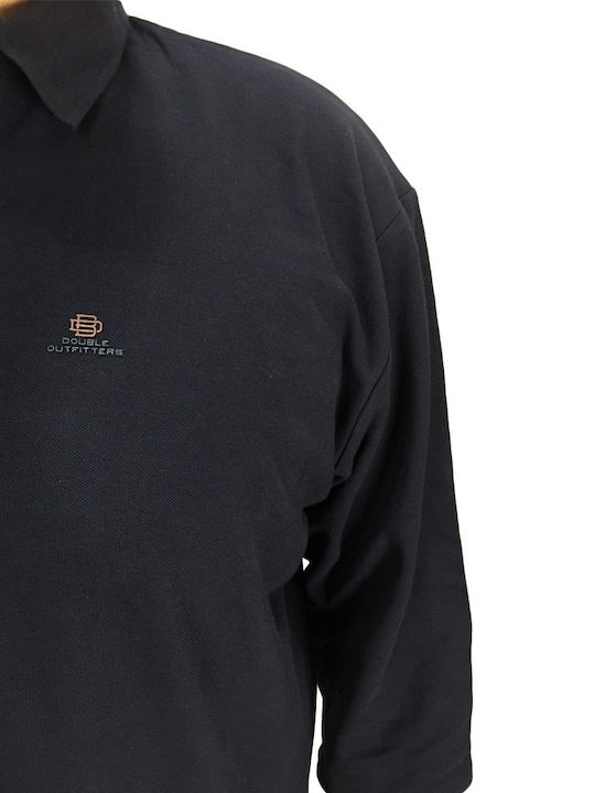 Polo Long Sleeve Blouse Navy Blue / Yellow