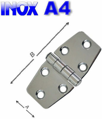 Панти Кабинет Завинтени от Неръждаема стомана Inox 1бр ART854