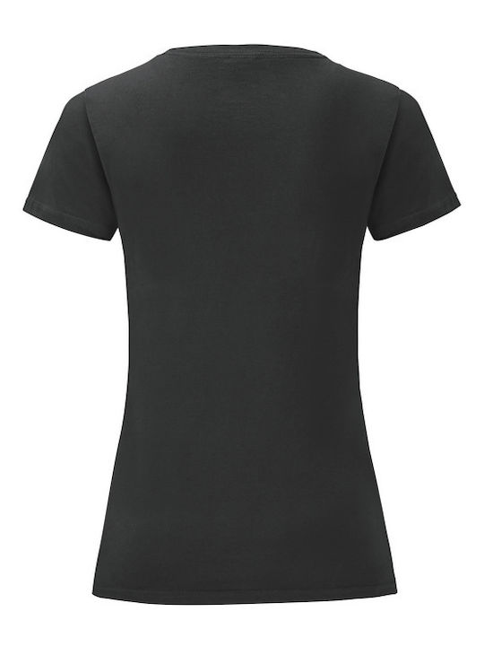 Fruit of the Loom Iconic 150 Werbe-T-Shirt in Schwarz Farbe