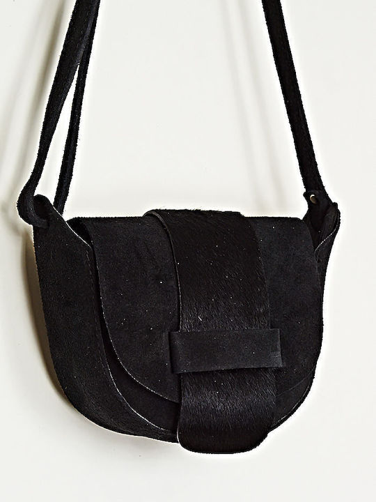 Leather Pony Bag Italy Black