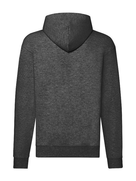 Fruit of the Loom Werbe-Hoodie Grey Heather Dark