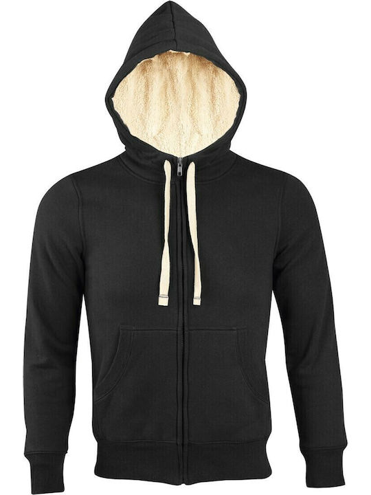 Sol's Sherpa Unisex Διαφημιστικό Φούτερ Μακρυμάνικο σε Μαύρο Χρώμα
