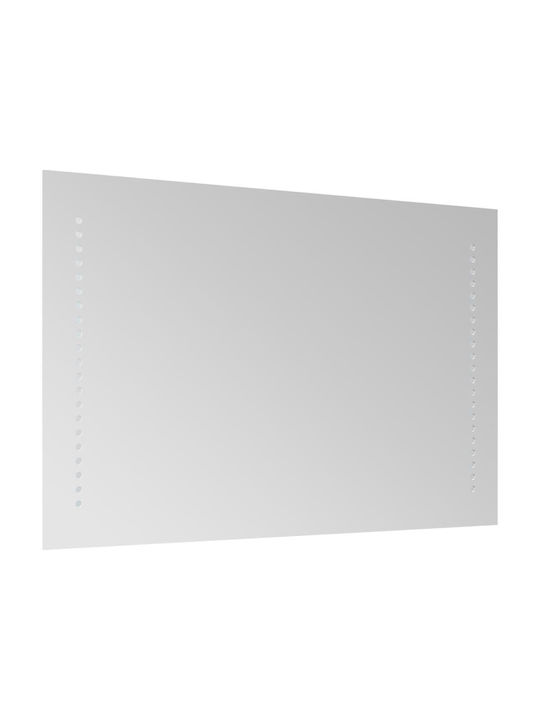 vidaXL Oglindă de Baie Dreptunghiulară Lumini LED Atingere 60x40cm
