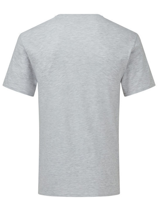 Fruit of the Loom Iconic 150 Ανδρικό Διαφημιστικό T-shirt Κοντομάνικο Heather Grey