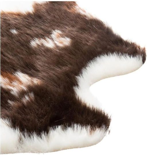 Covor Rectangular Brown - White