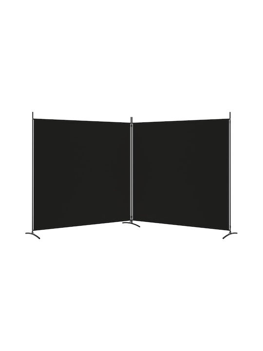 vidaXL Decorativ Paravan Tesatura cu 2 Panouri 348x180cm