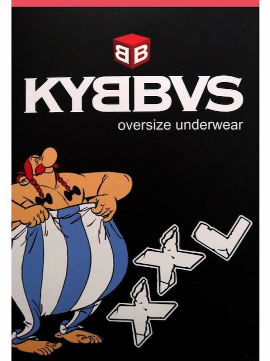 Kybbvs Herren Boxershorts Schwarz 1Packung