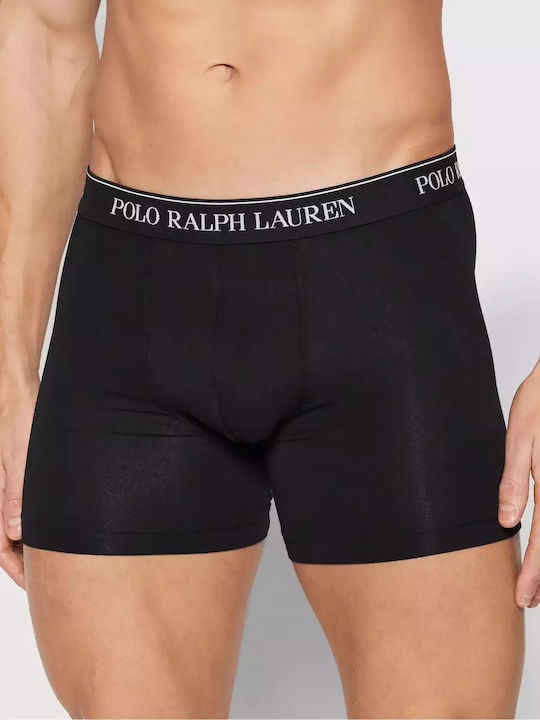 Ralph Lauren Herren Boxershorts Schwarz 3Packung