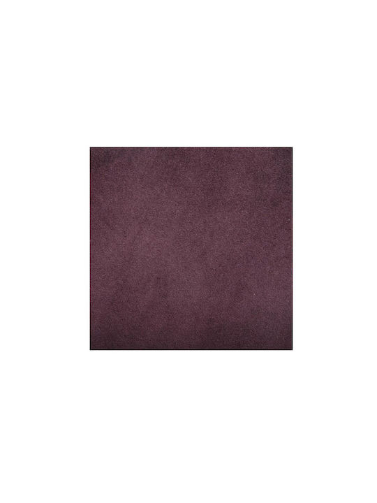 Hocker Für das Wohnzimmer Gepolstert mit Samt Bordeaux 35x35x35cm