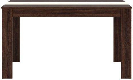 Domus Table Dining Room Wooden Dark Sonoma / Sonoma 135x80.5x74.5cm