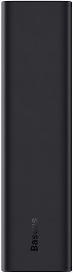 Baseus Adaman2 Power Bank 20000mAh 30W с 2 USB-A порта и USB-C порт Power Delivery / Бързо зареждане 3.0 Черен