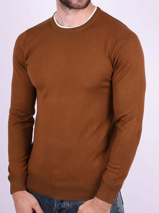 Men's Long Sleeve Blouse Brown