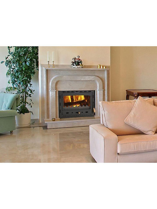 Prity AC Ενεργειακό Τζάκι Ξύλου 14kW Ίσιο με Ανοιγόμενη Πόρτα