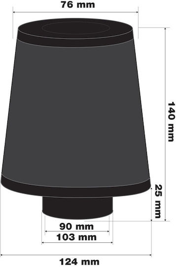 Simoni Racing Filtru de aer Pâlnie Tip deschis Universal